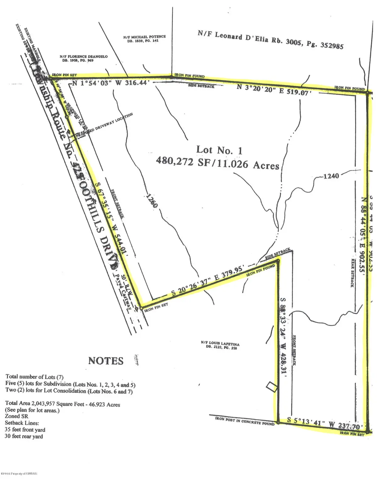 Lot 1 E Foothills Drive, Drums in Drums