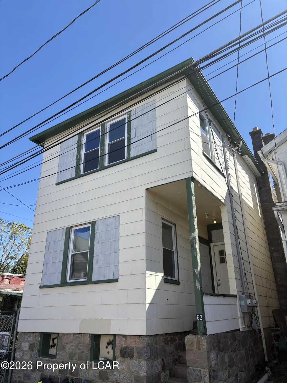 62 Hutson Street, Wilkes-Barre - 2 bed - 1 bath - 830 SF